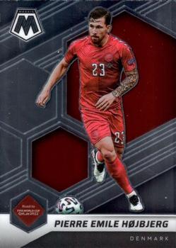 #153 Pierre Emile Hojbjerg - Denmark - 2021-22 Panini Mosaic Road to FIFA World Cup Soccer