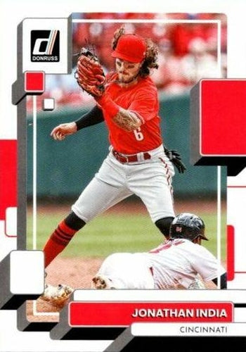 #153 Jonathan India - Cincinnati Reds - 2022 Donruss Baseball