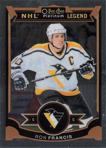 #153 Ron Francis - Pittsburgh Penguins - 2015-16 O-Pee-Chee Platinum Hockey