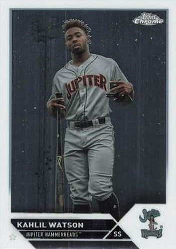 #PDC-153 Kahlil Watson - Jupiter Hammerheads - 2023 Topps Pro Debut - Chrome Baseball