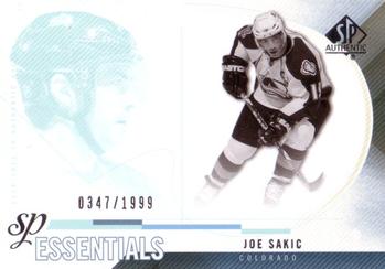 #153 Joe Sakic - Colorado Avalanche - 2010-11 SP Authentic Hockey