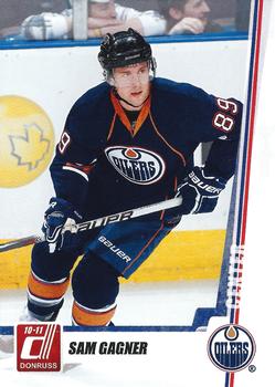 #153 Sam Gagner - Edmonton Oilers - 2010-11 Donruss Hockey