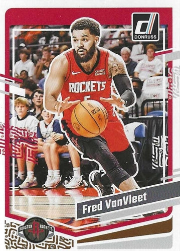 #153 Fred VanVleet - Houston Rockets - 2023-24 Donruss Basketball