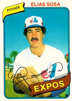 #153 Elias Sosa - Montreal Expos - 1980 O-Pee-Chee Baseball