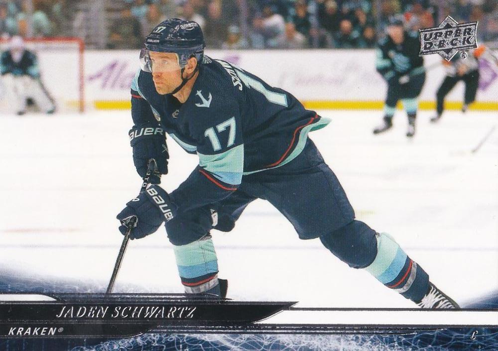 #153 Jaden Schwartz - Seattle Kraken - 2024-25 Upper Deck Hockey