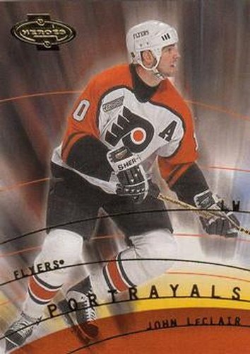 #153 John LeClair - Philadelphia Flyers - 2000-01 Upper Deck Heroes Hockey