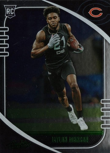 #153 Jaylon Johnson - Chicago Bears - 2020 Panini Absolute - Green Football