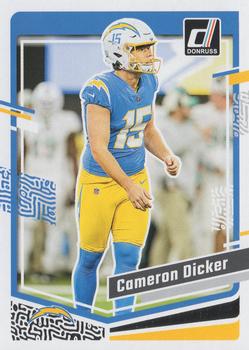 #154 Cameron Dicker - Los Angeles Chargers - 2023 Donruss Football