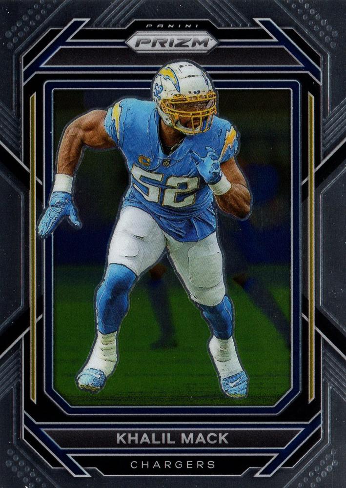 #154 Khalil Mack - Los Angeles Chargers - 2022 Panini Prizm Football