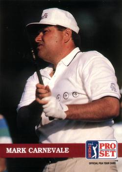 #154 Mark Carnevale - 1992 Pro Set PGA Tour Golf