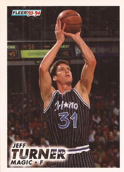 #154 Jeff Turner - Orlando Magic - 1993-94 Fleer Basketball