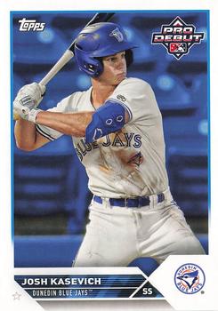 #PD-154 Josh Kasevich - Dunedin Blue Jays - 2023 Topps Pro Debut Baseball