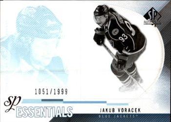 #154 Jakub Voracek - Columbus Blue Jackets - 2010-11 SP Authentic Hockey