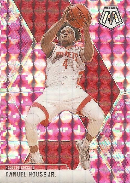 #154 Danuel House Jr. - Houston Rockets - 2019-20 Panini Mosaic - Camo Pink Basketball