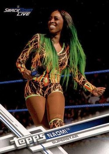 #154a Naomi - 2017 Topps WWE Then Now Forever Wrestling