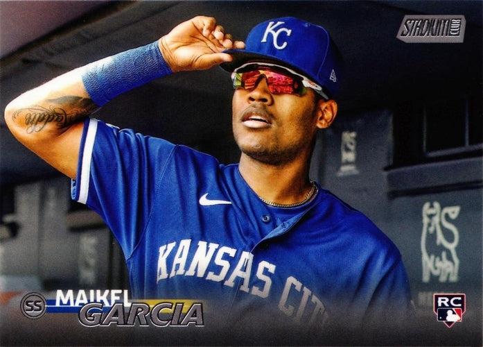 #154 Maikel Garcia - Kansas City Royals - 2023 Stadium Club Baseball