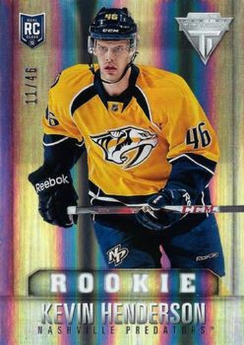 #154 Kevin Henderson - Nashville Predators - 2013-14 Panini Titanium Hockey