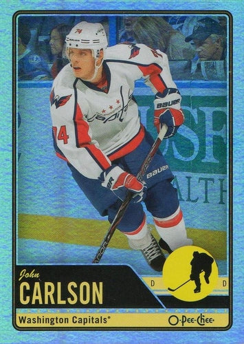#154 John Carlson - Washington Capitals - 2012-13 O-Pee-Chee - Rainbow Hockey