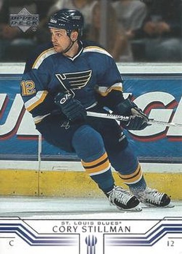 #154 Cory Stillman - St. Louis Blues - 2001-02 Upper Deck Hockey