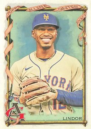 #154 Francisco Lindor - New York Mets - 2023 Topps Allen & Ginter Baseball