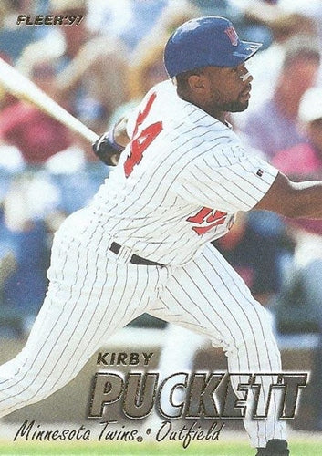 #154 Kirby Puckett - Minnesota Twins - 1997 Fleer Baseball