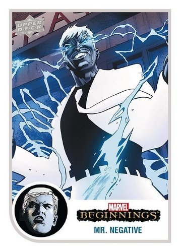 #154 Mr. Negative - 2022 Upper Deck Marvel Beginnings