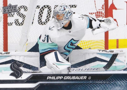 #154 Philipp Grubauer - Seattle Kraken - 2023-24 Upper Deck Hockey