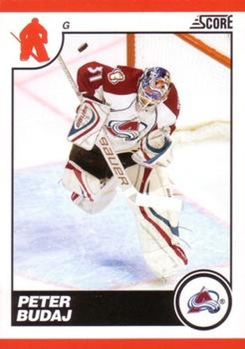 #154 Peter Budaj - Colorado Avalanche - 2010-11 Score Hockey