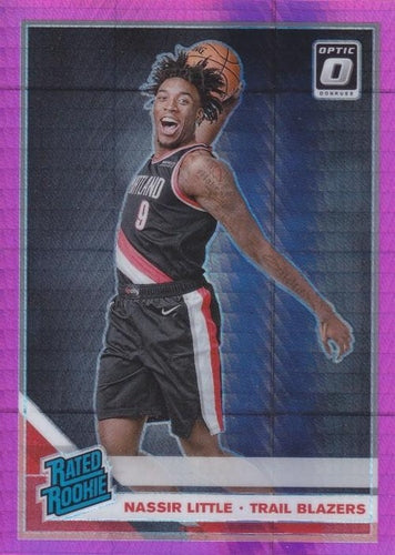 #154 Nassir Little - Portland Trail Blazers - 2019-20 Donruss Optic - Hyper Pink Basketball