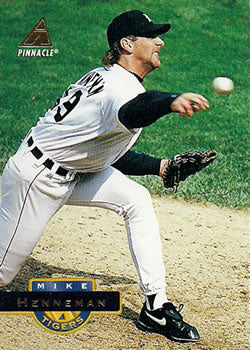 #154 Mike Henneman - Detroit Tigers - 1994 Pinnacle Baseball