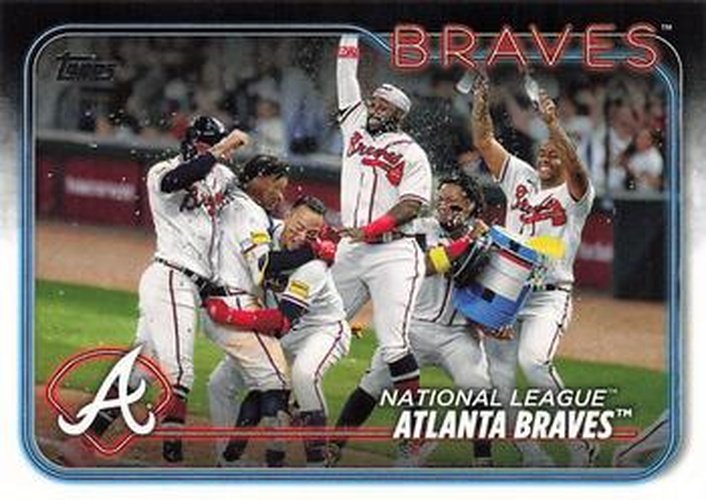 #154 Atlanta Braves - Atlanta Braves - 2024 Topps Baseball