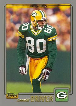 #154 Donald Driver - Green Bay Packers - 2001 Topps Football