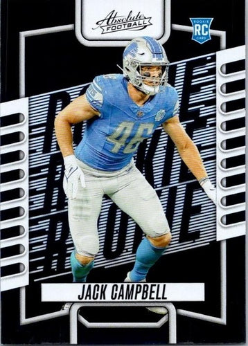 #154 Jack Campbell - Detroit Lions - 2023 Panini Absolute Football