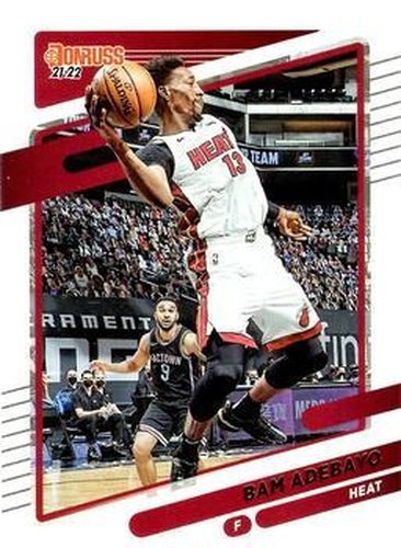 #154 Bam Adebayo - Miami Heat - 2021-22 Donruss Basketball