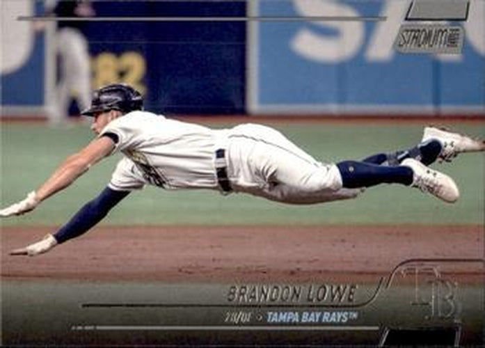 #154 Brandon Lowe - Tampa Bay Rays - 2022 Stadium Club Baseball