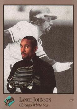#154 Lance Johnson - Chicago White Sox - 1992 Studio Baseball