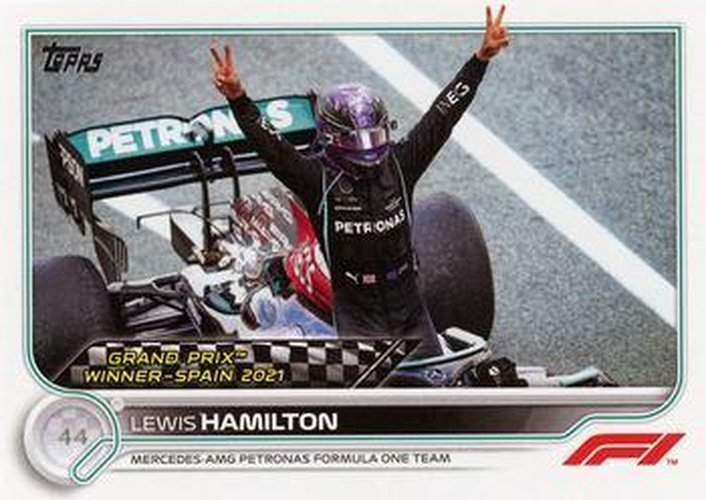 #154 Lewis Hamilton - Mercedes-AMG Petronas Formula One Team - 2022 Topps Formula 1 Racing