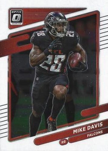#154 Mike Davis - Atlanta Falcons - 2021 Donruss Optic Football