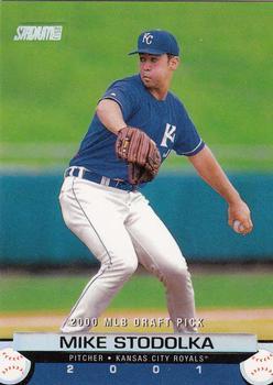 #154 Mike Stodolka - Kansas City Royals - 2001 Stadium Club Baseball