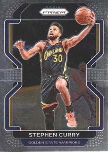 #154 Stephen Curry - Golden State Warriors - 2021-22 Panini Prizm Basketball