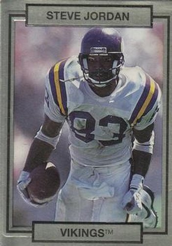 #154 Steve Jordan - Minnesota Vikings - 1990 Action Packed Football