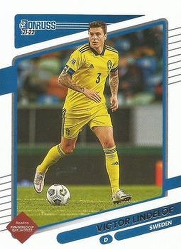 #154 Victor Lindelof - Sweden - 2021-22 Donruss Road to FIFA World Cup Qatar 2022 Soccer