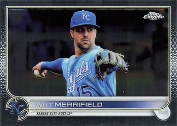 #154 Whit Merrifield - Kansas City Royals - 2022 Topps Chrome Baseball