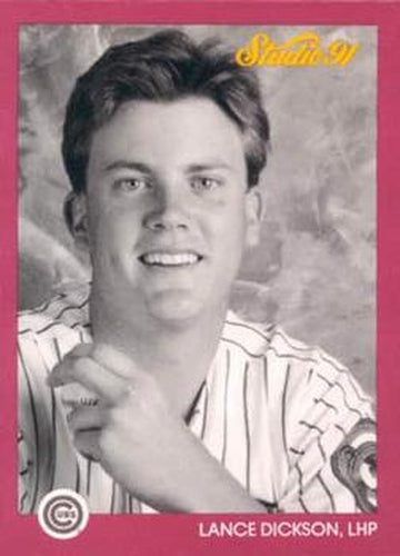#154 Lance Dickson - Chicago Cubs - 1991 Studio Baseball