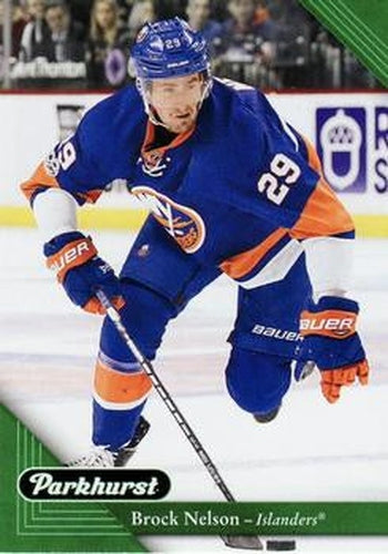 #154 Brock Nelson - New York Islanders - 2017-18 Parkhurst Hockey