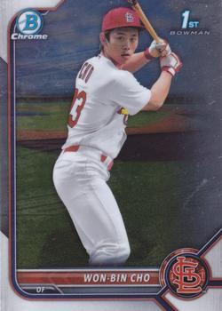 #BCP-154 Won-Bin Cho FBC - St. Louis Cardinals - 2022 Bowman - Chrome Prospects Baseball