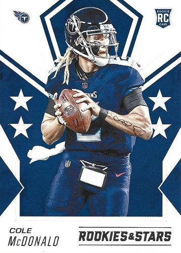 #154 Cole McDonald - Tennessee Titans - 2020 Panini Rookies & Stars Football