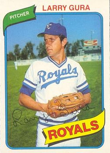 #154 Larry Gura - Kansas City Royals - 1980 O-Pee-Chee Baseball