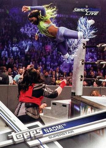#154b Naomi - 2017 Topps WWE Then Now Forever Wrestling