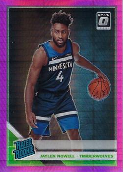#155 Jaylen Nowell - Minnesota Timberwolves - 2019-20 Donruss Optic - Hyper Pink Basketball